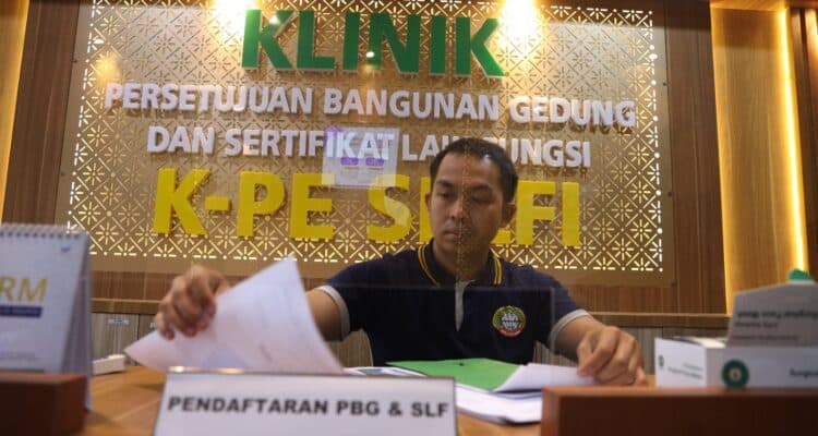 Pelayanan Klinik PBG dan Sertifikat Laik Fungsi. (Foto: Indri)