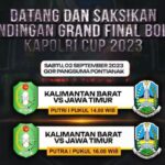 Final Turnamen Bola Voli Kapolri Cup 2023. (Foto: Instagram Humas Polda Kalbar)