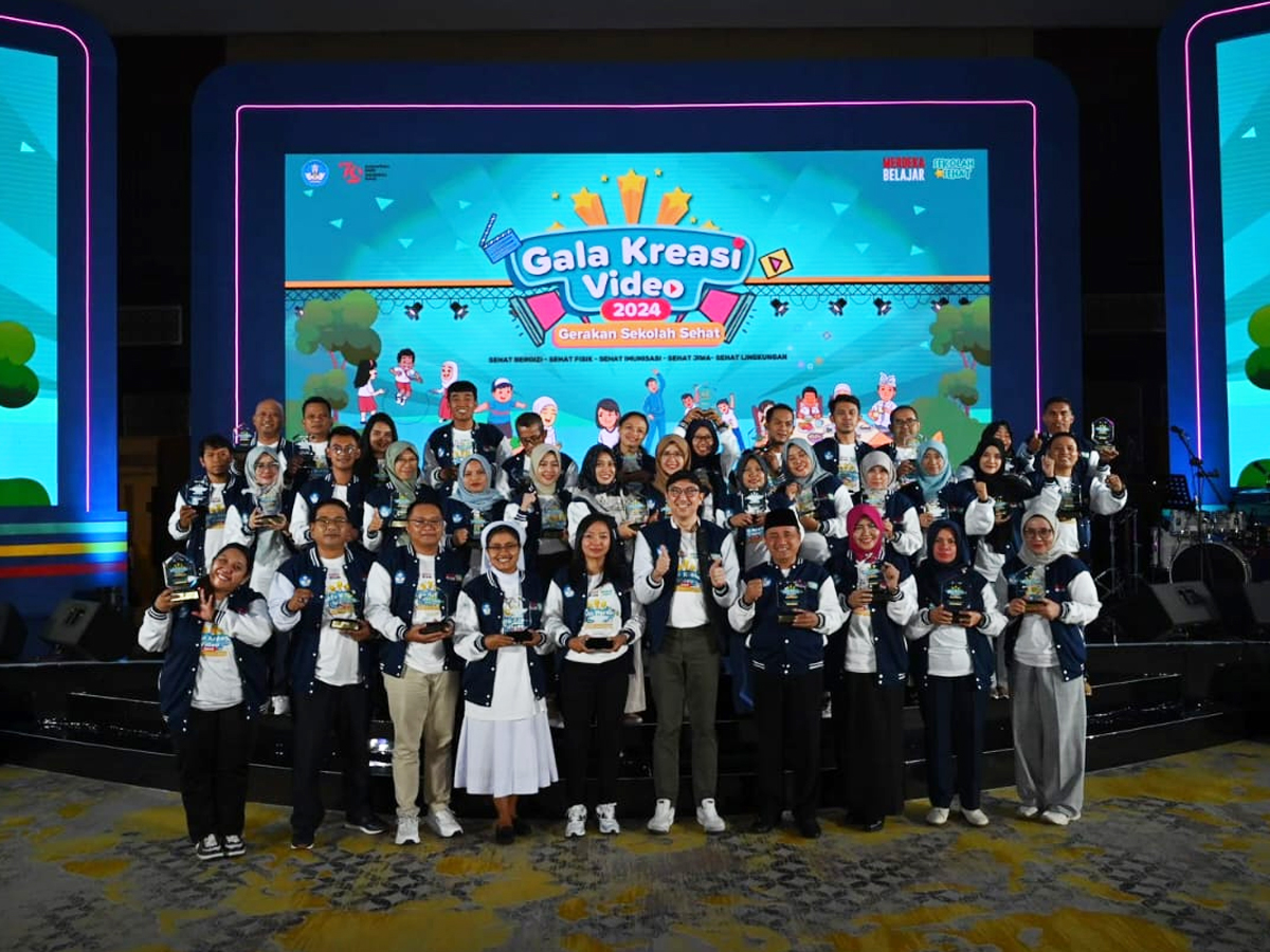 SPNF SKB Pontianak Raih Juara I Nasional dalam Gala Kreasi Video Sekolah Sehat 2024