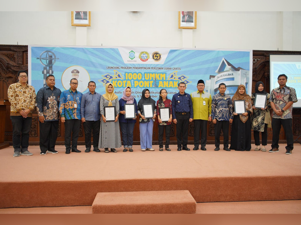 UMKM Pontianak, program perizinan gratis, Bank Kalbar, perizinan usaha UMKM, pendampingan UMKM Pontianak