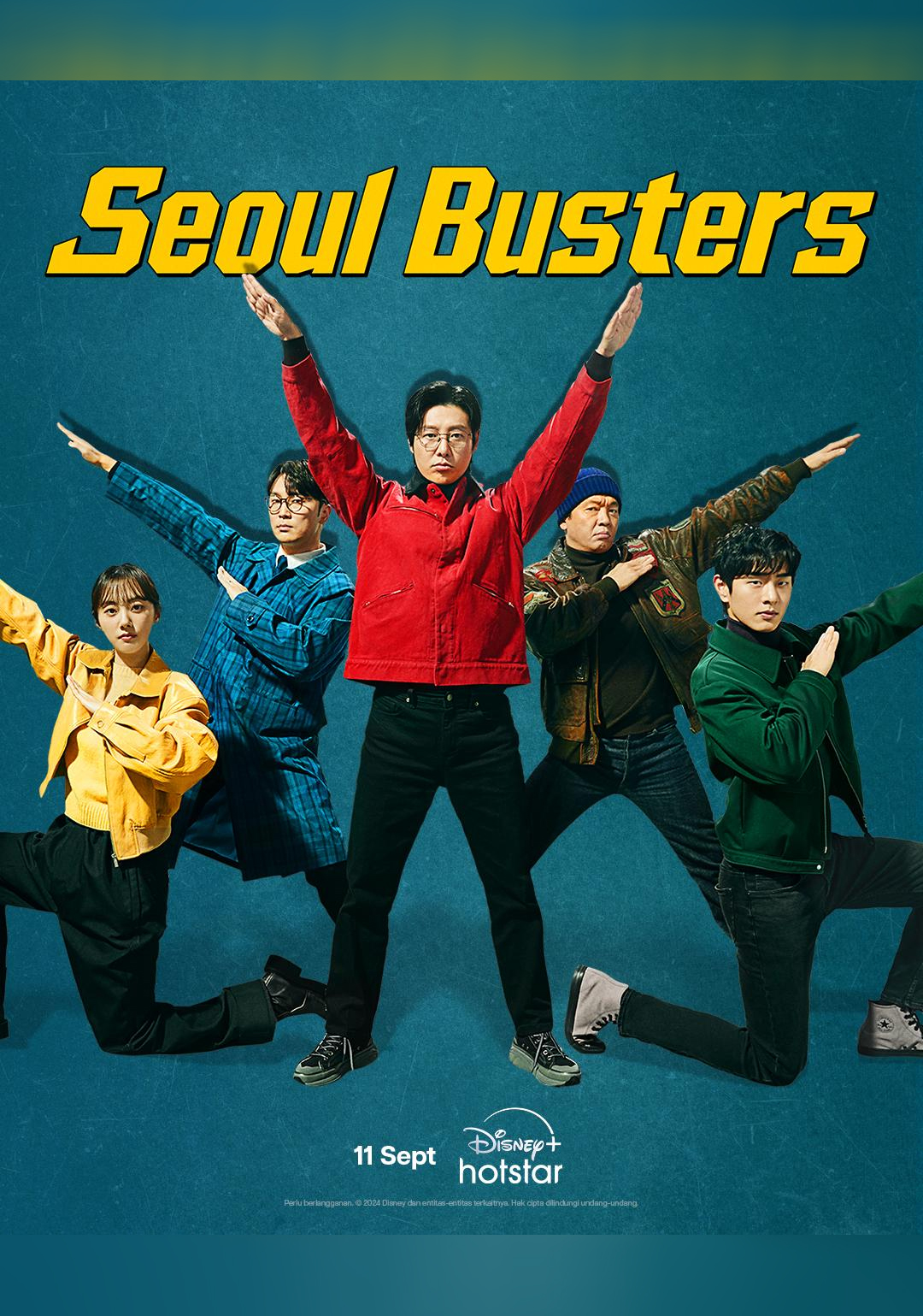 Poster drama korea terbaru Seoul Busters yang akan tayang pada 11 September 2024