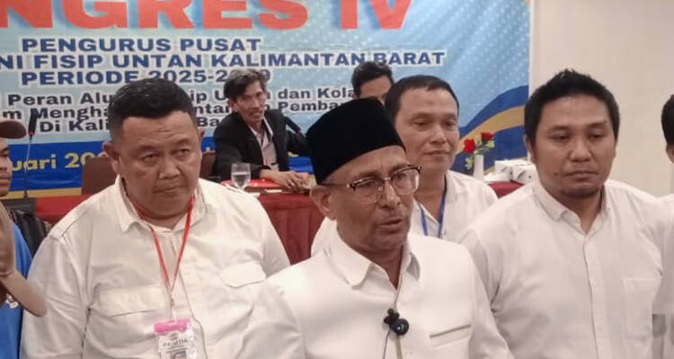 Ishak Ali Almuthahar, Wan Is, Ketua IKA FISIP Untan, Kongres IV Alumni FISIP Untan, Alumni Untan Pontianak, DPRD Kalbar