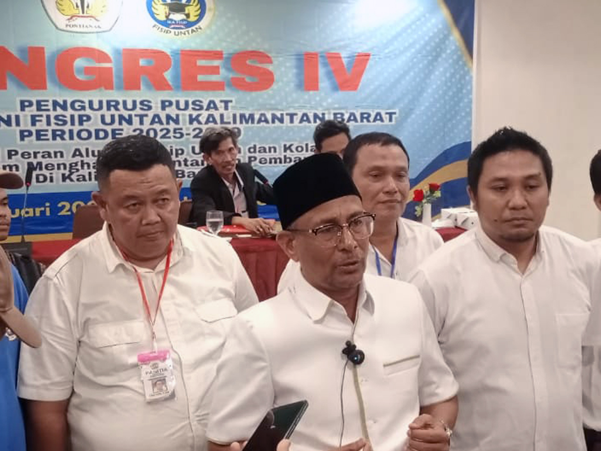 Ishak Ali Almuthahar, Wan Is, Ketua IKA FISIP Untan, Kongres IV Alumni FISIP Untan, Alumni Untan Pontianak, DPRD Kalbar