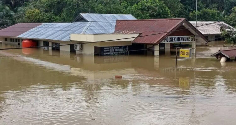 Banjir Landak Kalimantan Barat