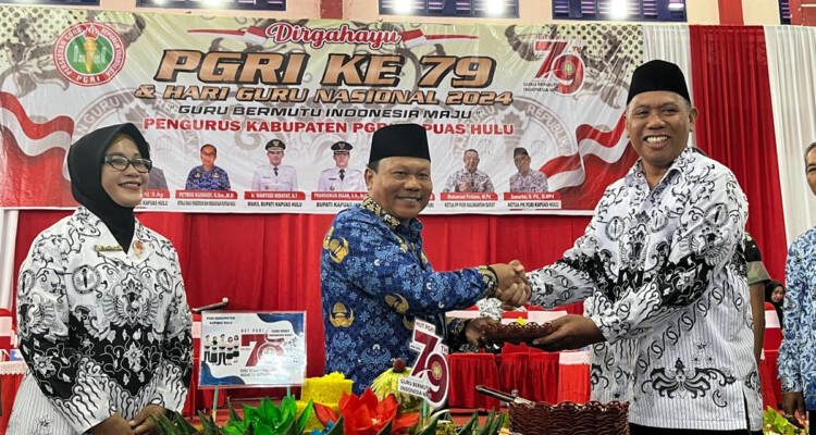 HUT PGRI Kapuas Hulu, Hari Guru Nasional 2024, HUT Korpri Kapuas Hulu, perlindungan guru, penguatan Korpri