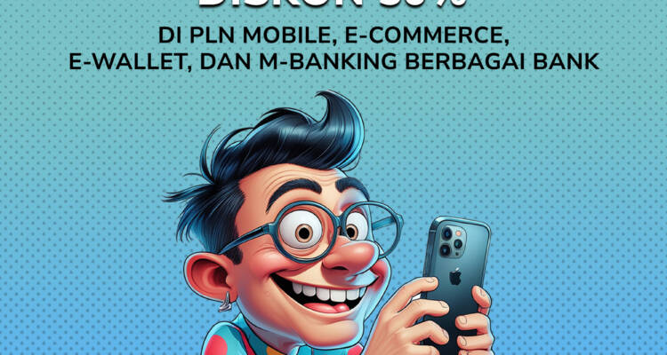 diskon tarif listrik 50%, cara beli token listrik PLN, diskon listrik Januari 2025, PLN Mobile token listrik, listrik prabayar diskon