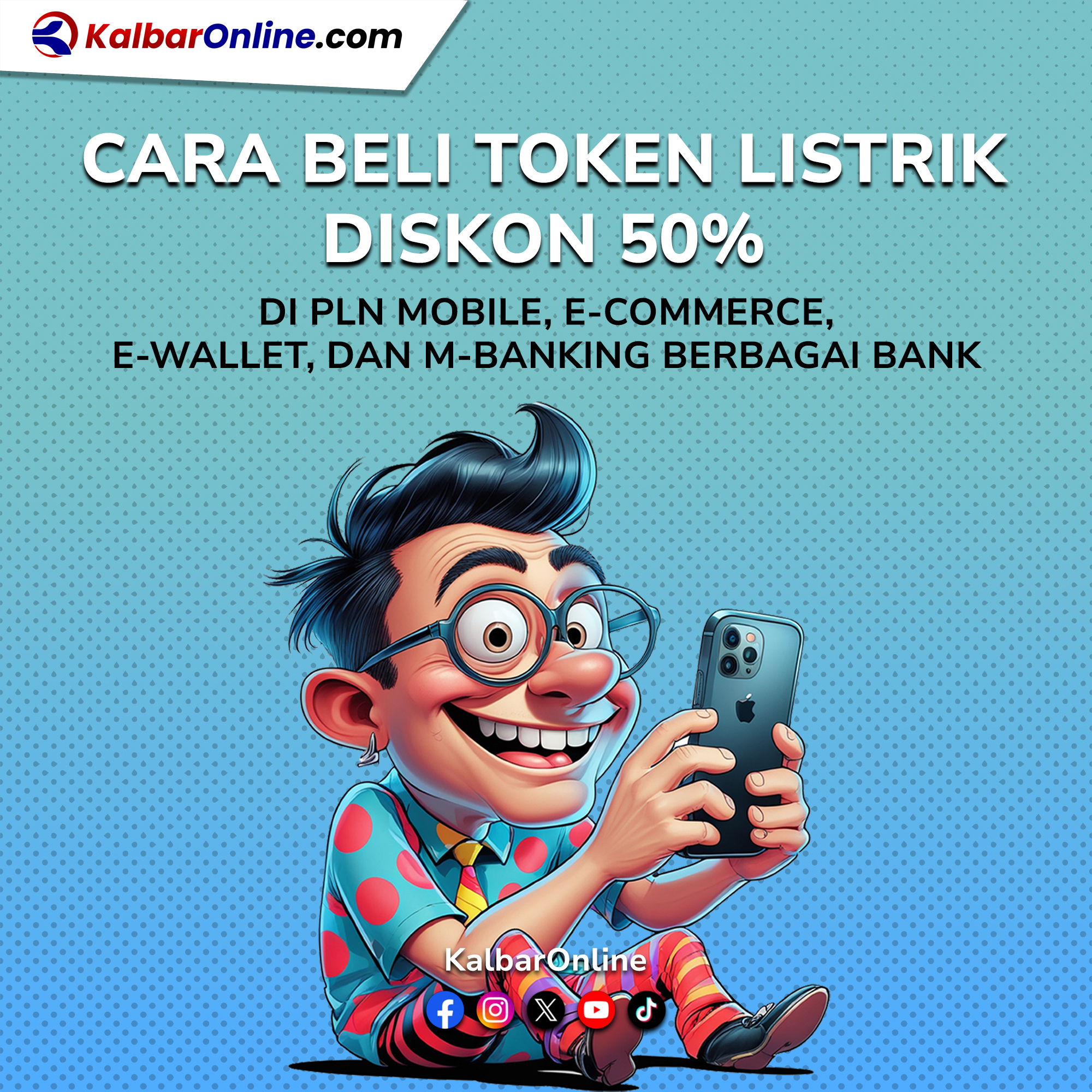 diskon tarif listrik 50%, cara beli token listrik PLN, diskon listrik Januari 2025, PLN Mobile token listrik, listrik prabayar diskon