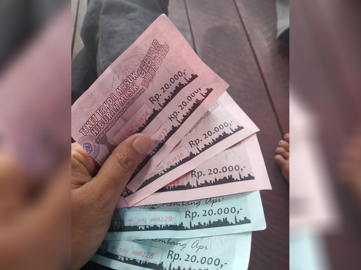 Tiket masuk Pantai Pulau Datok