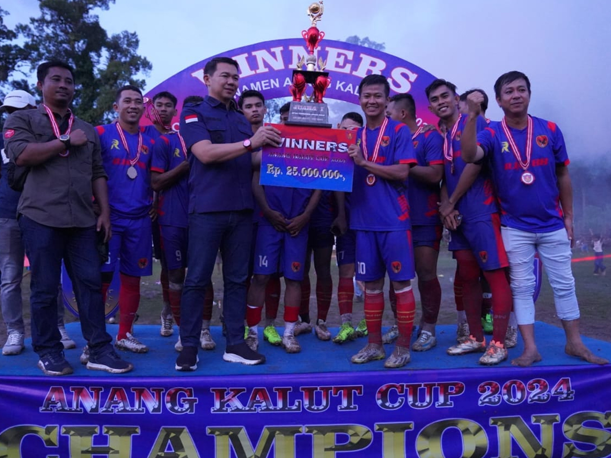 Anang Kalut CUP 2024, Bupati Kapuas Hulu, Fransiskus Diaan, turnamen sepak bola Kapuas Hulu, Rajawali FC vs Terentang FC