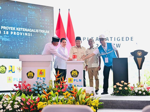 Presiden Prabowo Resmikan Proyek Strategis Ketenagalistrikan Terbesar di Dunia - PLN UIP3B Kalimantan