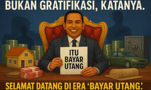 korupsi pejabat, gratifikasi pejabat, jurus bayar utang, alibi gratifikasi, modus cuci uang pejabat, akal-akalan hukum, pembayaran utang pejabat, gratifikasi berkedok utang, penyalahgunaan kekuasaan, hukum dan keadilan di Indonesia